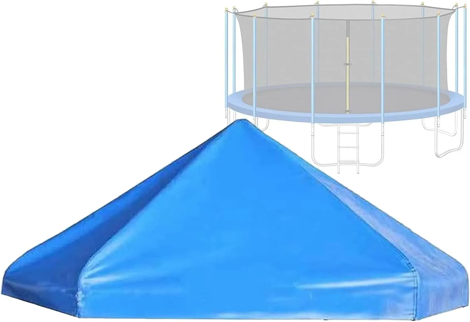Trampoline Canopy Outdoor Fitness 14FT Tent Ceiling Cloth Rainproof Snow Sun Shade Roof Cover, Without Frame