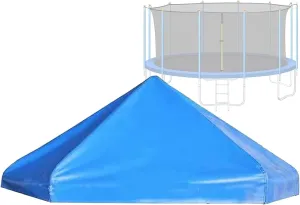 Trampoline Canopy Outdoor Fitness 14FT Tent Ceiling Cloth Rainproof Snow Sun Shade Roof Cover, Without Frame