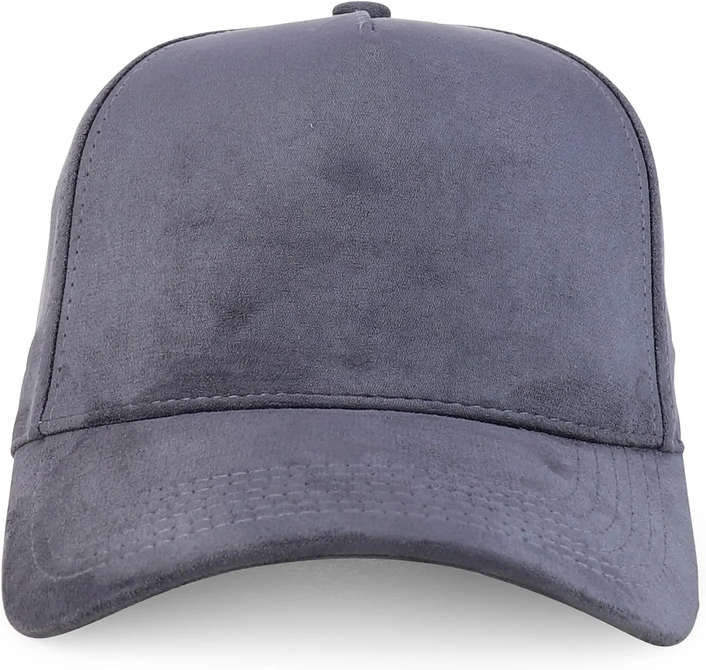 Trendy Apparel Shop 5 Panel Structured Soft Suede Snapback Ball Cap