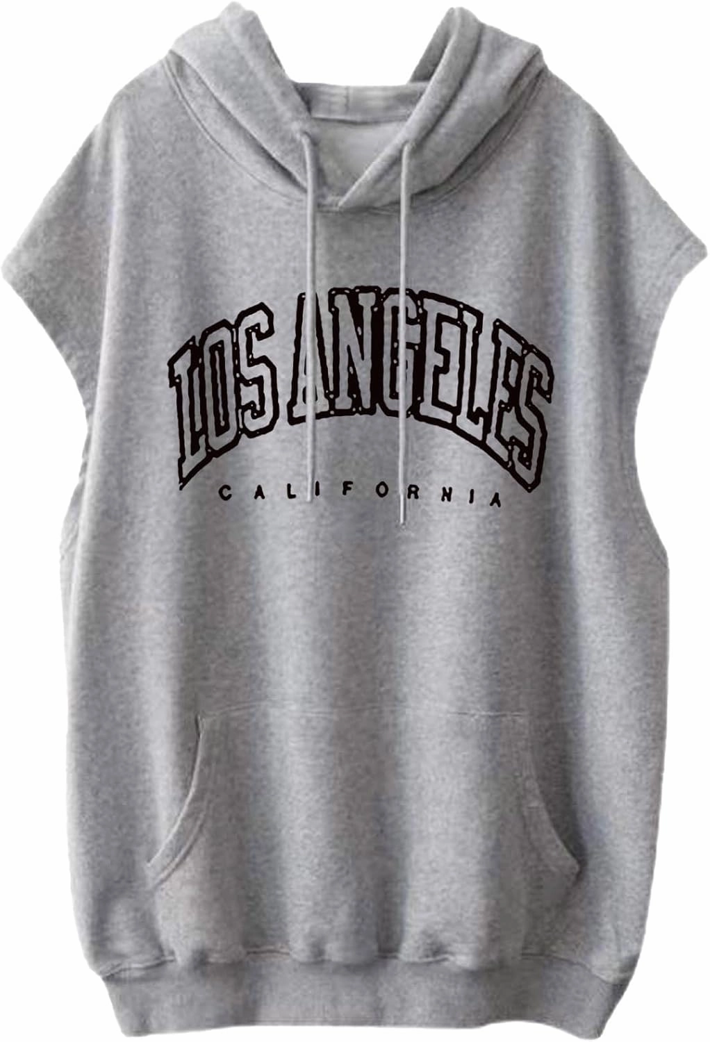 Trendy Los Angeles California Tees Shirts for Women 2025 Loose Workout Casual Loose Fit Tops Summer Sleeveless Tshirt
