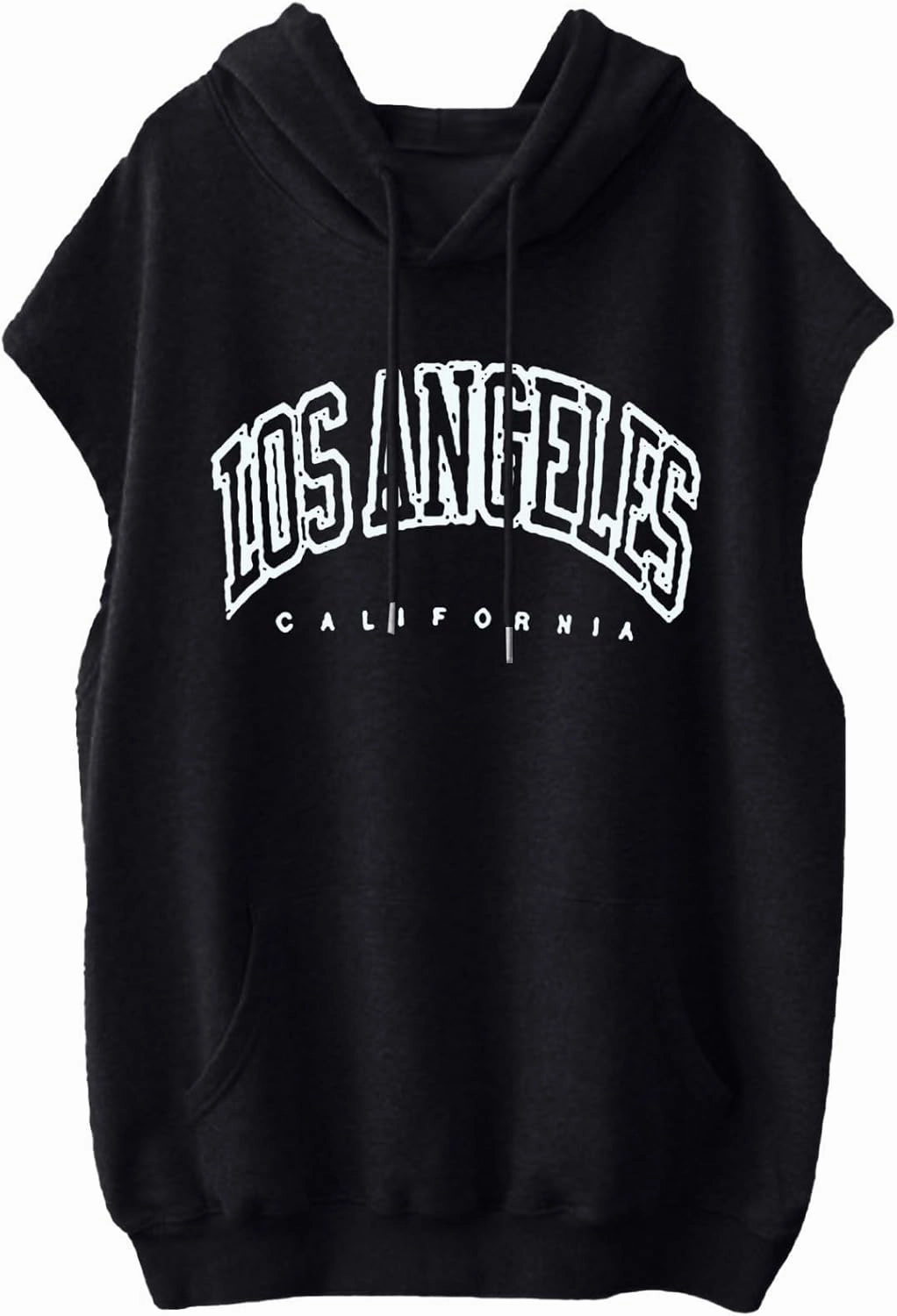 Trendy Los Angeles California Tees Shirts for Women 2025 Loose Workout Casual Loose Fit Tops Summer Sleeveless Tshirt