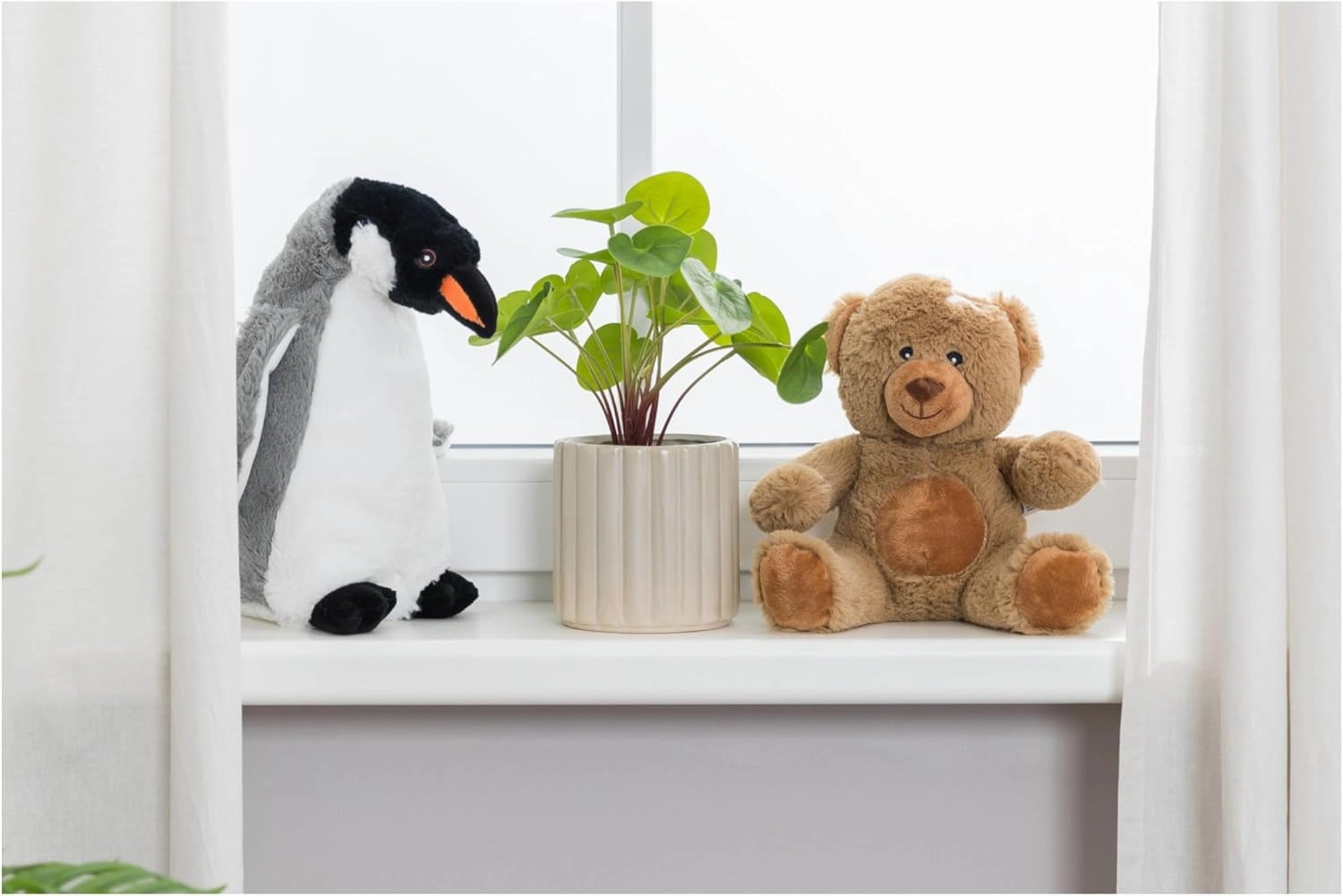 TRIXIE Be Eco Erin The Penguin Plush Dog Toy for All Dogs, 11" Fun and Cuddly No Sound Dog Toy, 98% Recycle Material