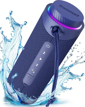 Tronsmart T7 Portable Bluetooth Speakers with 30W 360°Surround Sound, Bluetooth 5.3, Enhanced Bass, Wireless Stereo Pairing, Custom EQ via APP, IPX7 Waterproof Speaker for Party, Home, Outdoor(Blue)