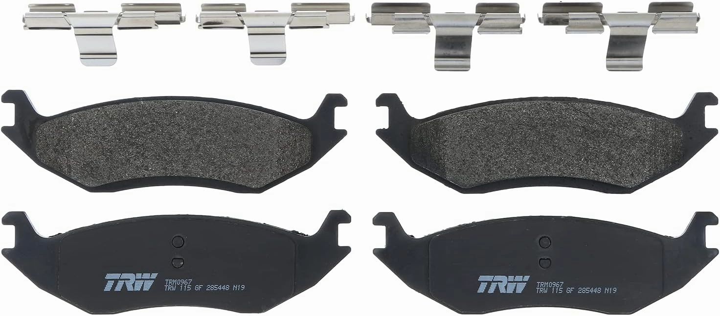 TRW Disc Brake Pad Set TRM0967, OE Quality, Replacement for Cars