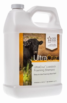 UltraCruz Livestock Foaming Shampoo, 1 Gallon Refill