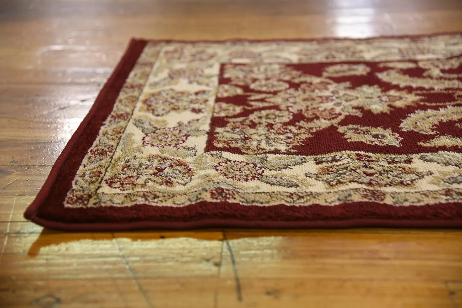 Unique Loom Voyage Collection Traditional Oriental Classic Intricate Design Area Rug (2' 7 x 10' 0 Runner, Red/Tan)