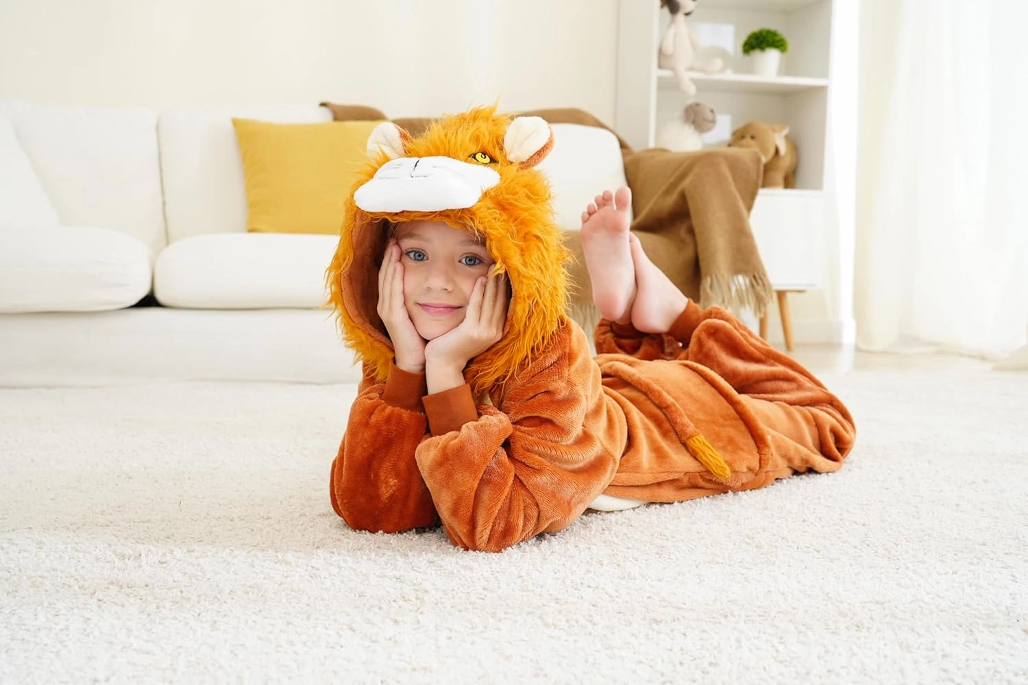 Unisex Adult Onesie Pajamas, Polar Fleece Cosplay Animal One Piece Halloween Costume Pajamas Homewear
