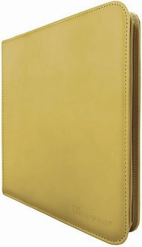 UP - 12-Pocket Zippered Pro Binder - Yellow