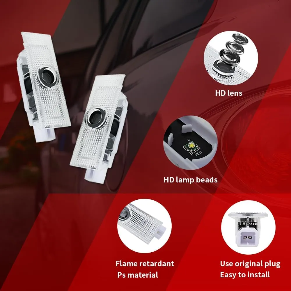 uuakarin 2 PCS Last Call Car Door Logo Lights Compatible for Challenger Last Call 2015-present Courtesy LED Ghost Shadow Light Projector Lamps Accessories (Last Call)