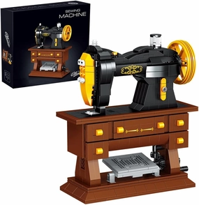 Uvini Adult Building Set, Classic Retro Series, Adult Building Set, Construction Brick Set Best Gift for Adult, Teens, Collectible Model to Build, Sewing Machine 633pcs