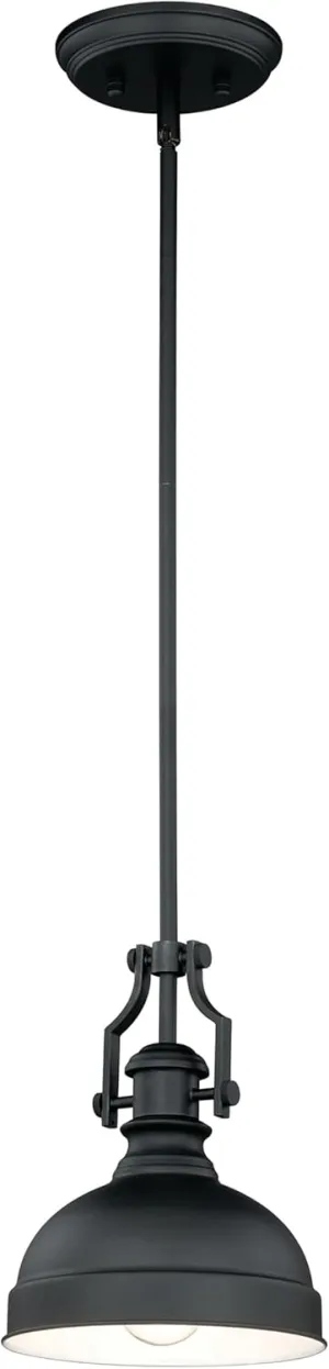 VAXCEL Keenan Bronze Farmhouse Barn Mini Pendant Ceiling Light