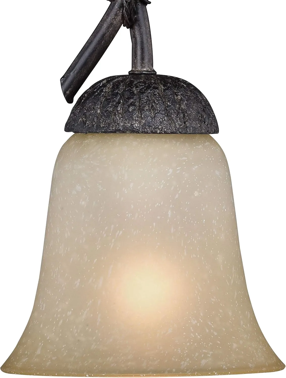 VAXCEL Sierra Bronze Rustic Pinecone Mini Pendant Ceiling Light