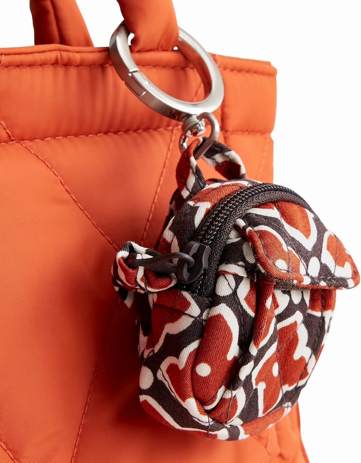 Vera Bradley Women's Premium Cotton Original Backpack Bag Charm, Moorish, One Size