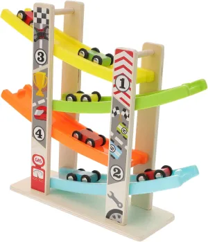 VICASKY 1Set Race Track with Multi Gliding Car Ramp Educational Present for Enhances Creativity and Hand Eye Coordination for Birthdays and Holidays