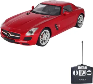 Vinie Remote Control Car for Boys, RC Cars Mercedes Benz SLS AMG, 1:14 Scale Officially Licensed Kids Toys, Drift Car with Cool Led Lights, 4 5 6 7 8 9 10 11 12 Year Old Boy Birthday Gift (Red)