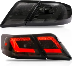 VLAND LED Tail lights Fit for Toyota Camry 2007-2011(Not Fit for Camry LE/Hybrid Models/Factory LED Light), Smoked