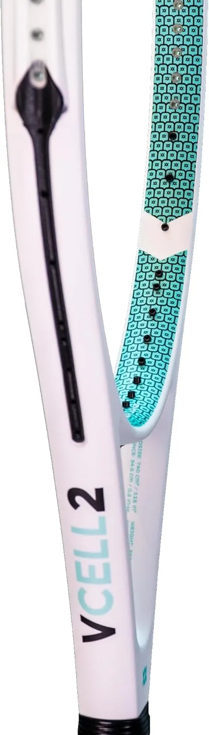 VOLKL V-Cell 2 | Tennis Racquet | Featuring REVA and V-Sensor Handle | Grip Sizes 0-5 | *UNSTRUNG*