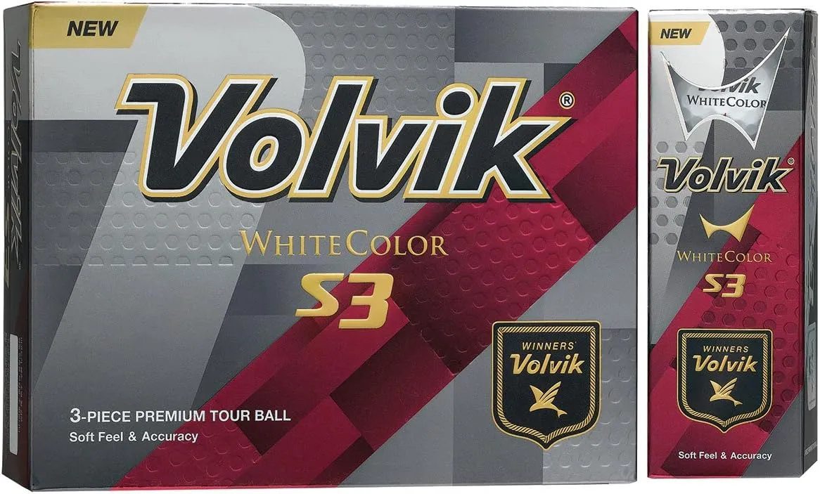 Volvik S3/S4 Golf Balls