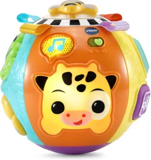 VTech - Lumi Animal Ball, Interactive and Musical Baby Sensory Ball, Cow Toy with Light Effects, Motor Skills and Awakening Game, Baby Gift from 6 Months