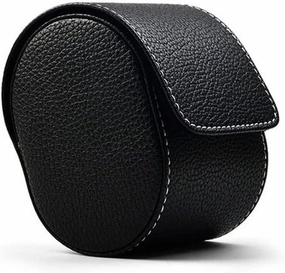 Watch Bag Black PU Leather Watch Box with Zipper Travel Portable Jewelry Box Two-Layer Leather Watch Storage Bag (Color : D, Size : 1) (E 1)