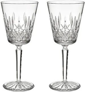 Waterford Lismore Tall Goblet Set of 2