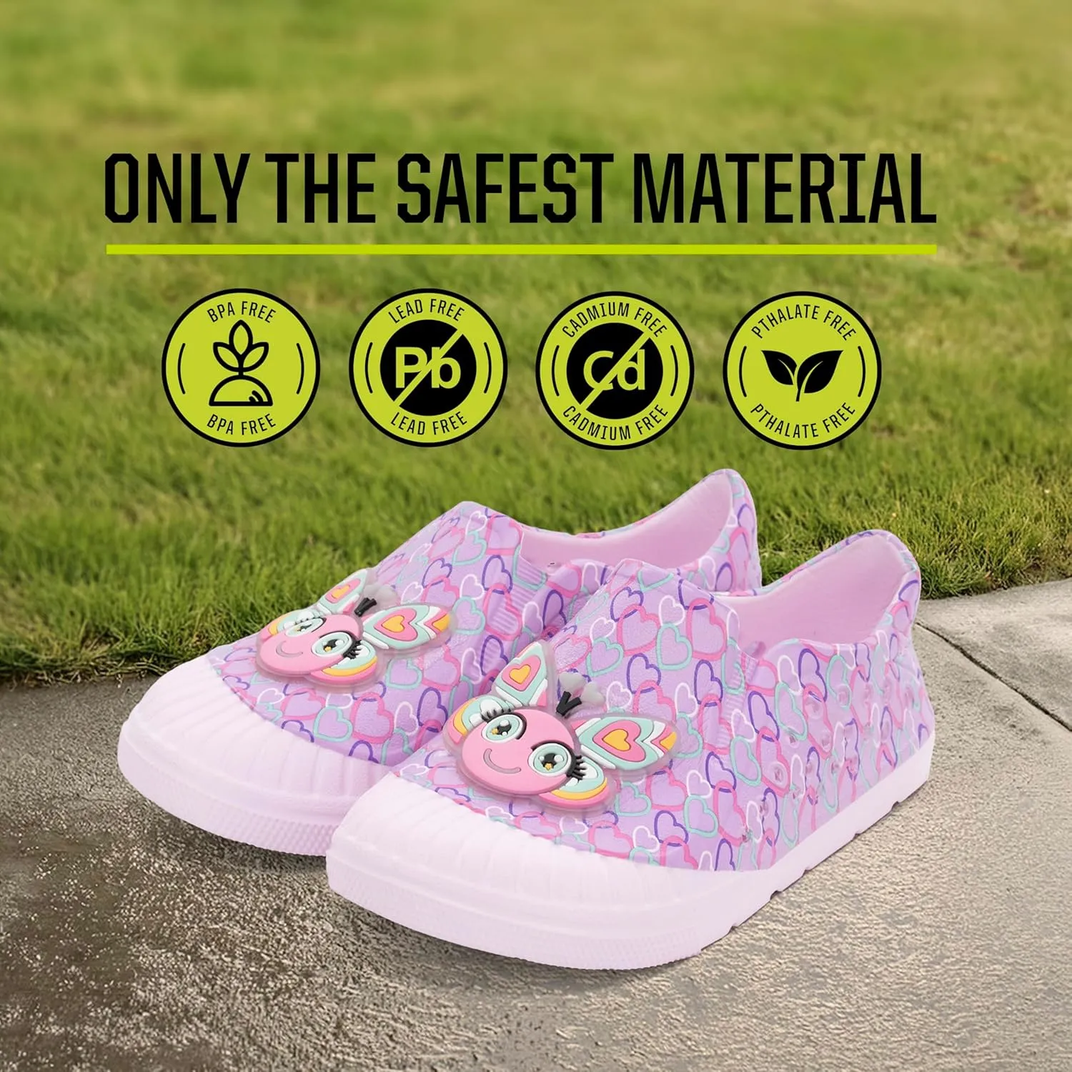 Western Chief Kids Parker Slip-Ons – Water-Friendly EVA Shoes with 3D Accents, Molded Footbed and Slip-Resistant Outsole Perfect for Active Boys and Girls