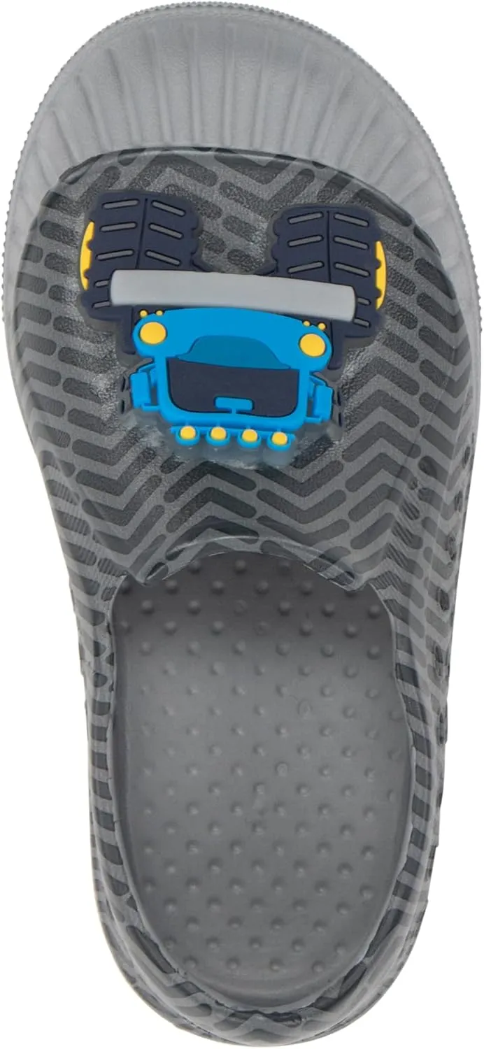 Western Chief Kids Parker Slip-Ons – Water-Friendly EVA Shoes with 3D Accents, Molded Footbed and Slip-Resistant Outsole Perfect for Active Boys and Girls