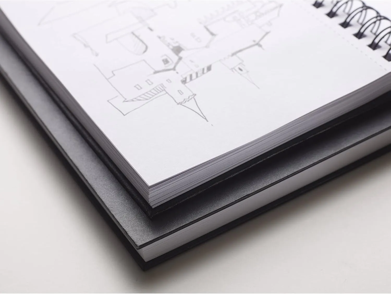 Winsor & Newton Classic Spiral Sketch Book, 7x10", 80 sheets, Natural White