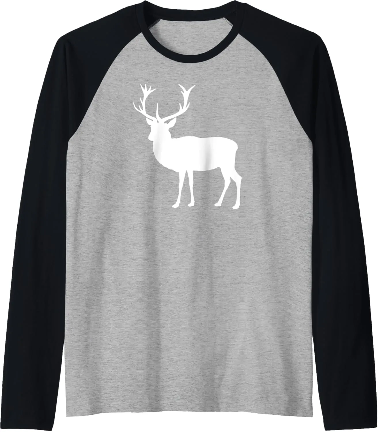 with Proud Antlers Raglan Baseball Tee