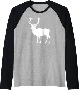 with Proud Antlers Raglan Baseball Tee