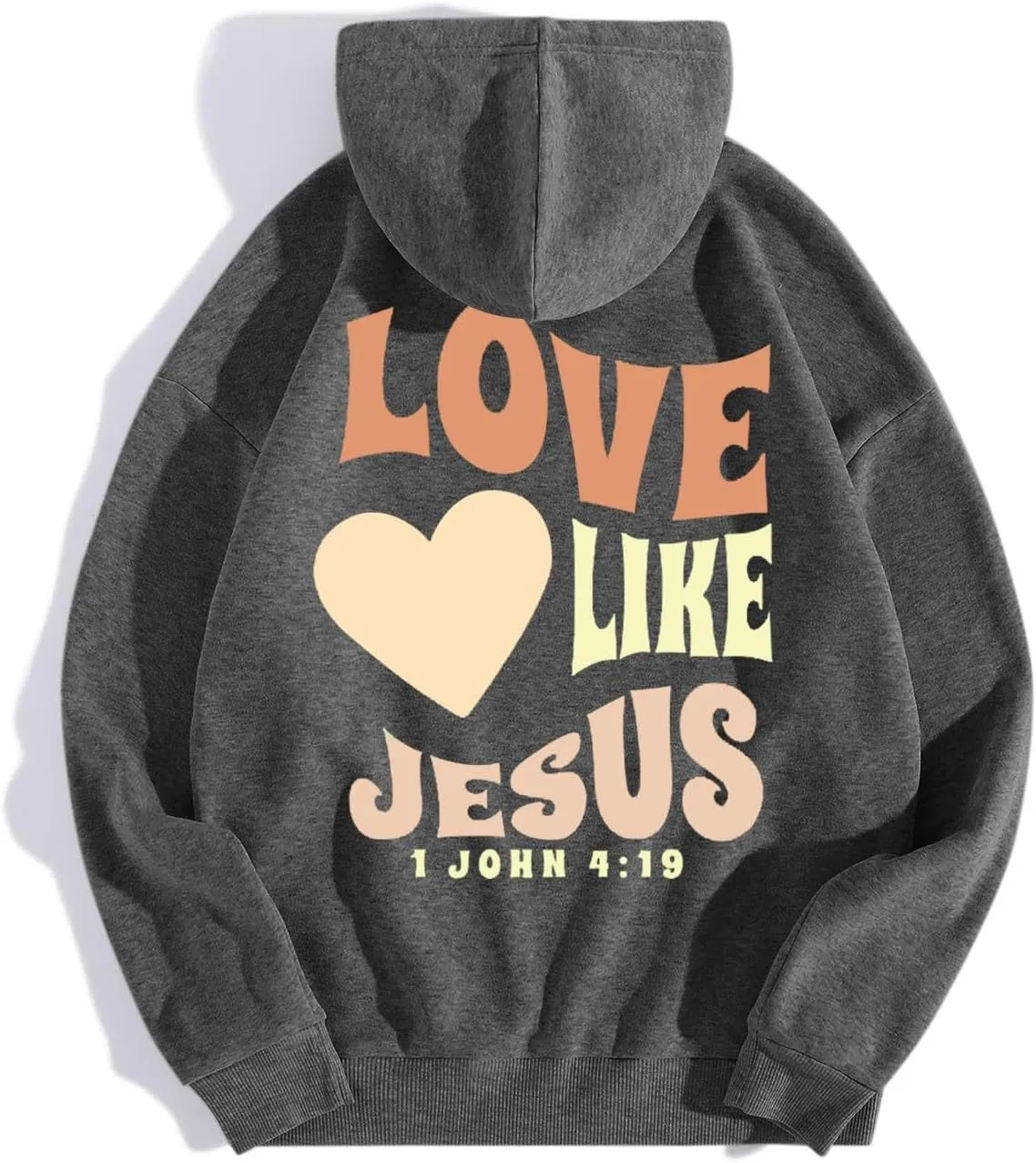 Women Christian Graphic Hoodies Love Like Jesus God Faith Shirts Bible Faith Quote Gifts Shirt Christian Sweatshirt