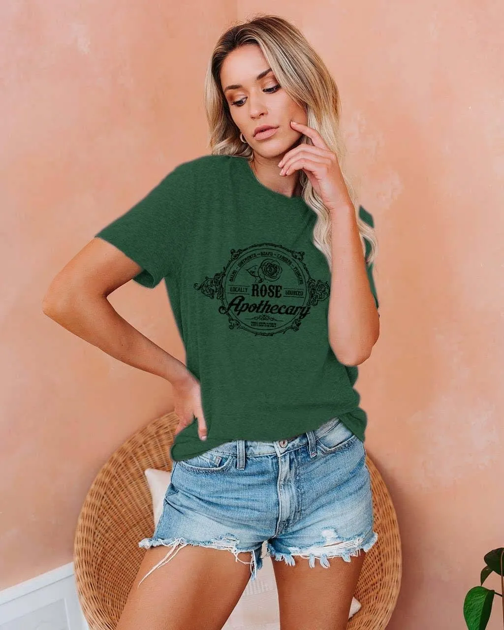 Women Vintage T Shirt Funny Tees Shirt Short Sleeve Tops Cute Graphic Tees