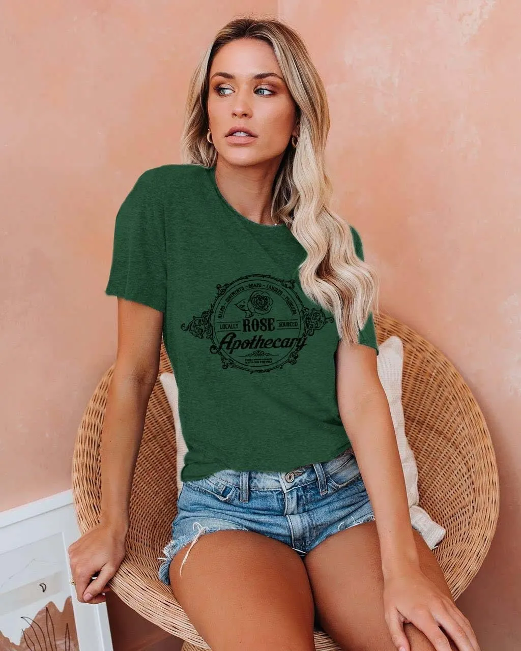 Women Vintage T Shirt Funny Tees Shirt Short Sleeve Tops Cute Graphic Tees