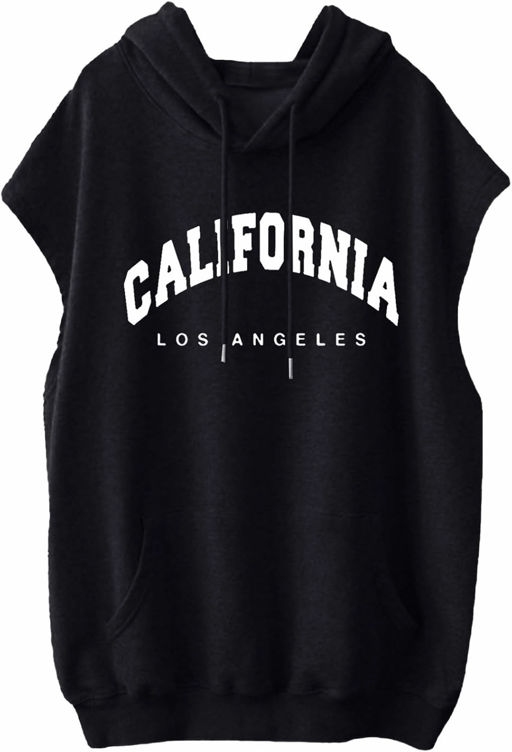 Women's Summer Los Angeles California Tops Plus Size 2025 Sports Loose T Shirts Casual Sleeveless Loose Fit Trendy