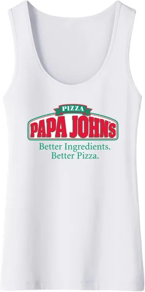 Women's Pizza PAPA John's Tank Top
