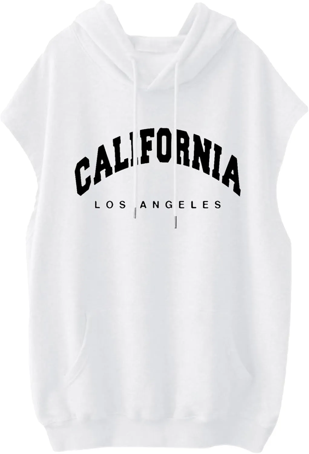 Womens Summer Los Angeles California Tops with Hood Going Out Sports Loose Tshirt 2025 Casual Loose Fit Cute Letter
