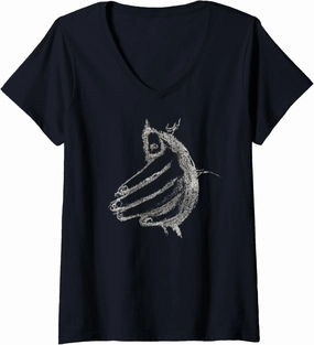 Womens Sir Edward Burne–Jones Artwork V-Neck T-Shirt