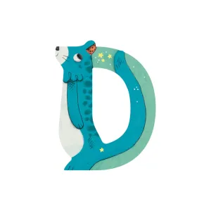 Wooden letter 'D'