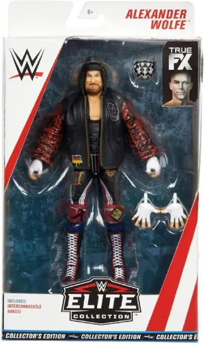 WWE Alexander Wolfe Elite Collection 6-inch Action Figure with Deluxe Articulation, TrueFX Facial Detailing, Iconic Ring Gear & Accessory, Ages 8 and Older