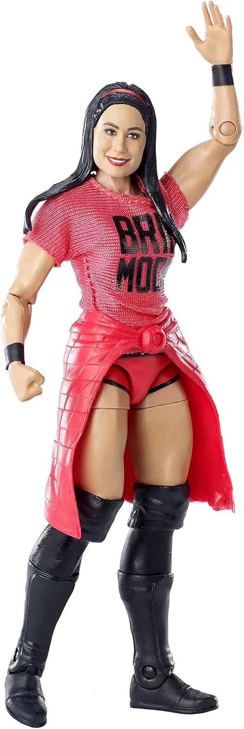 WWE Brie Bella Elite Collection Deluxe Action Figure with Realistic Facial Detailing, Iconic Ring Gear & Accessories