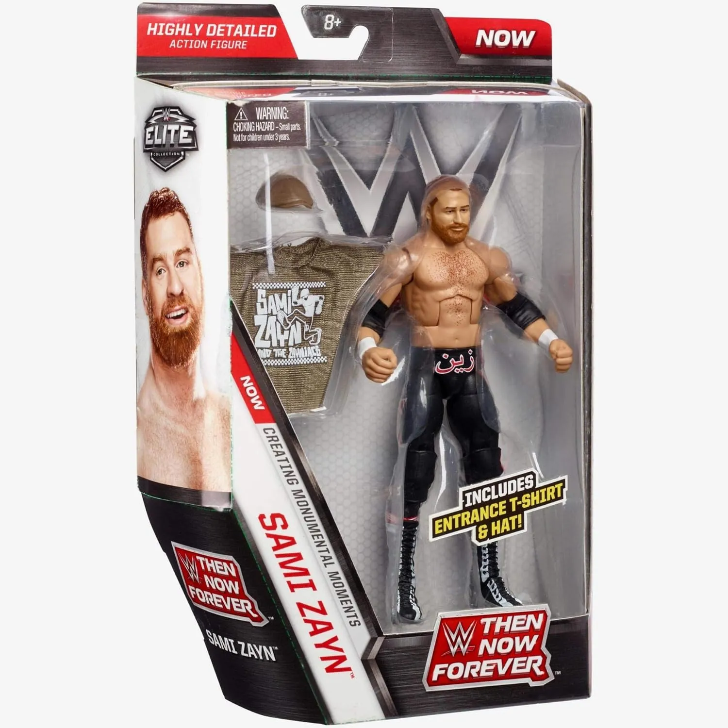 WWE, Elite Collection, Then Now Forever Sami Zayn Exclusive Action Figure, 6 Inches