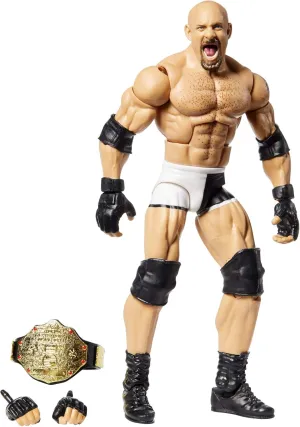 WWE Goldberg Elite Series #74 Deluxe Action Figure with Realistic Facial Detailing, Iconic Ring Gear & Accessories