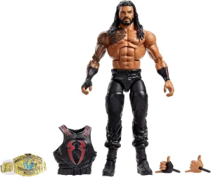 WWE MATTEL Roman Reigns Elite Collection Deluxe Action Figure with Realistic Facial Detailing, Iconic Ring Gear & Accessories