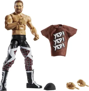 WWE Sami Zayn Elite Collection Deluxe Action Figure with Realistic Facial Detailing, Iconic Ring Gear & Accessories