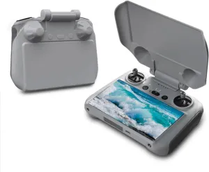 XBERSTAR Mini 3 Pro Sun Hood Sunshade for DJI Mini 3 Pro RC Protective Cover Screen Remote Control Sunshade Cover with Shoulder Straps (Gray)