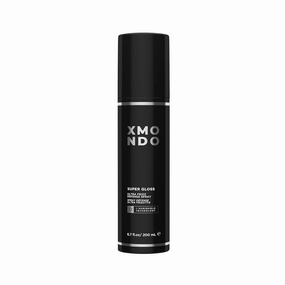 XMONDO Hair Super Gloss Ultra Frizz Defense Spray, Advanced Vegan Anti-Frizz Treatment with Humishield Technology for Smooth, Shiny Hair, 6.7 Fl. Oz