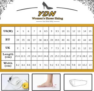 YDN Women Classic Pointed Toe High Heel Wedge Pumps Slip on Cofmortable Office Shoes