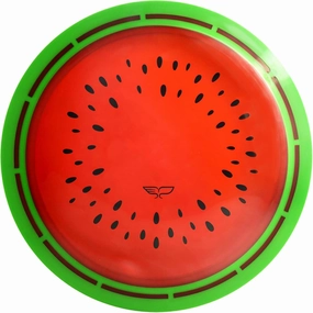 Yikun Professional Disc Golf Twin Swords Tortoise Fruit Line Distance Driver 170-175g Perfect for Outdoor Games and Competition