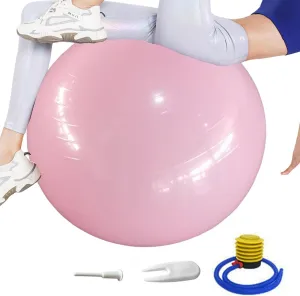 Yoga Balance Ball | Balance Body Pilates Ball Anti-Burst,Balance Body Workout Ball For Core Training Thicken Pregnant Yoga Ball