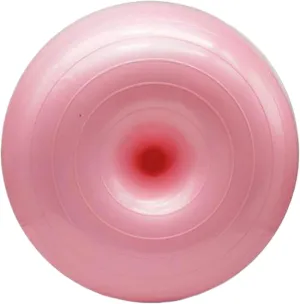 Yoga Ball Donut-Shaped 20x20x11 Inch Thick PVC Balance Ball for Exercise/Workout Anti-Burst Replacement Yoga Accessories